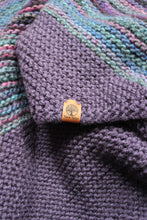 Load image into Gallery viewer, Purple Katia Baby Blanket &amp; Hat
