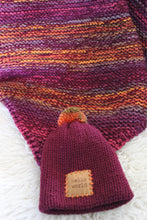 Load image into Gallery viewer, Burgundy Casper Baby Blanket &amp; Hat
