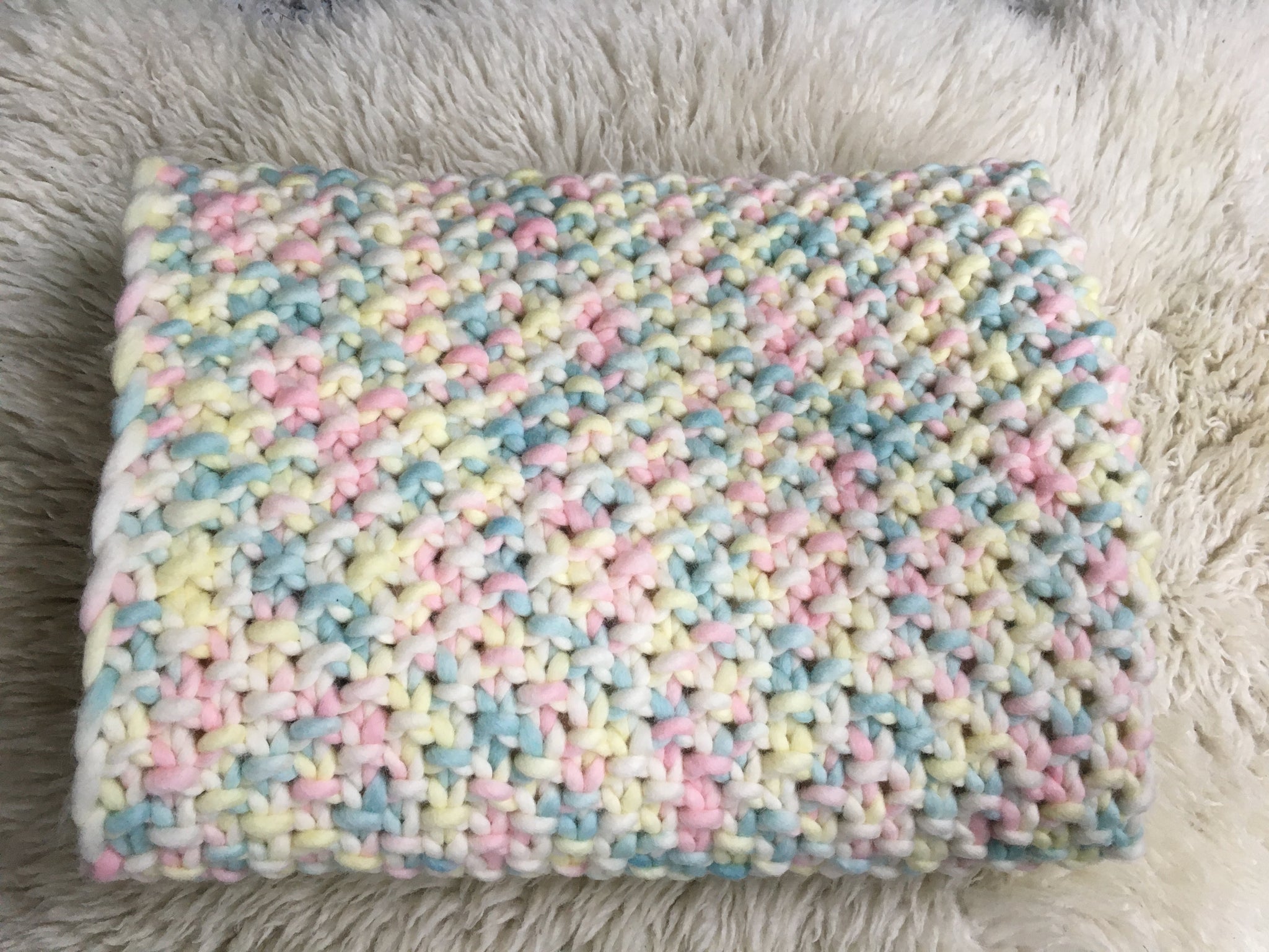 Marshmallow baby hot sale blanket