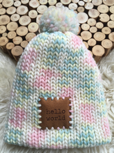 Load image into Gallery viewer, Marshmallow Baby Blanket &amp; Hat
