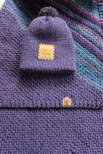 Load image into Gallery viewer, Purple Katia Baby Blanket &amp; Hat

