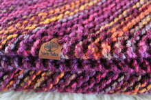 Load image into Gallery viewer, Burgundy Casper Baby Blanket &amp; Hat
